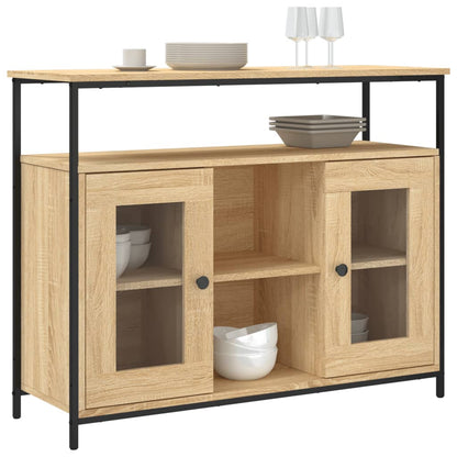 Sideboard Sonoma-Eiche 100x35x80 cm Holzwerkstoff