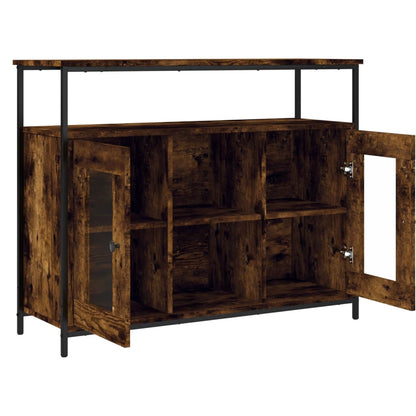 Sideboard Räuchereiche 100x35x80 cm Holzwerkstoff