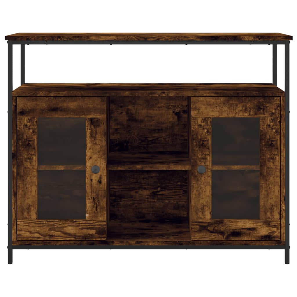 Sideboard Räuchereiche 100x35x80 cm Holzwerkstoff