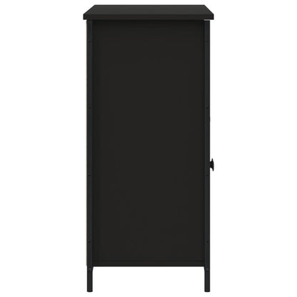 Sideboard Schwarz 100x35x75 cm Holzwerkstoff