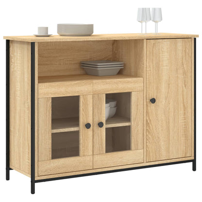 Sideboard Sonoma-Eiche 100x35x75 cm Holzwerkstoff