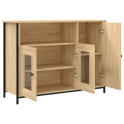 Sideboard Sonoma-Eiche 100x35x75 cm Holzwerkstoff