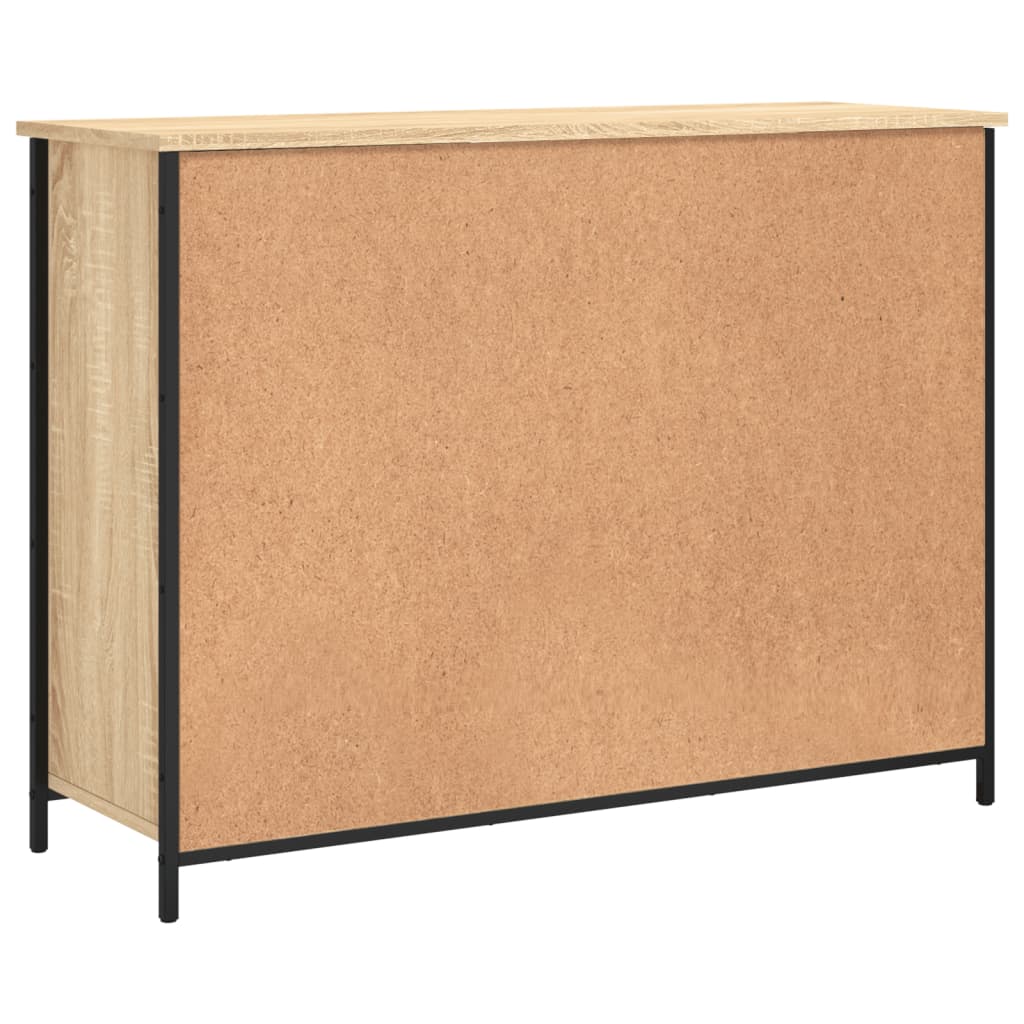 Sideboard Sonoma-Eiche 100x35x75 cm Holzwerkstoff