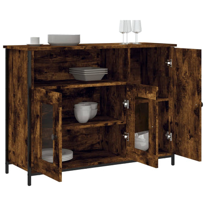 Sideboard Räuchereiche 100x35x75 cm Holzwerkstoff