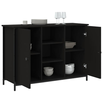 Sideboard Schwarz 100x35x70 cm Holzwerkstoff