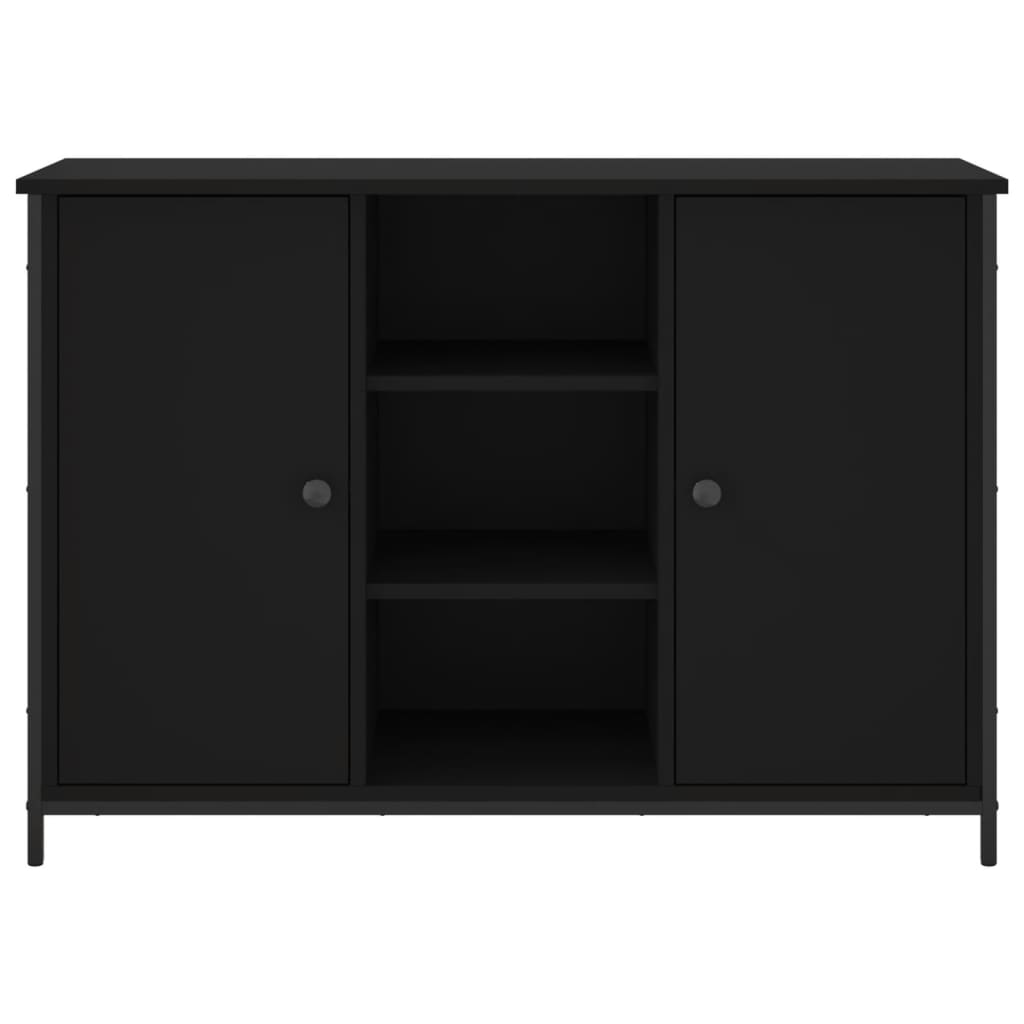 Sideboard Schwarz 100x35x70 cm Holzwerkstoff