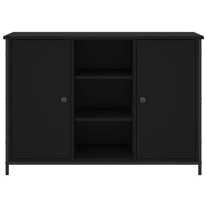 Sideboard Schwarz 100x35x70 cm Holzwerkstoff