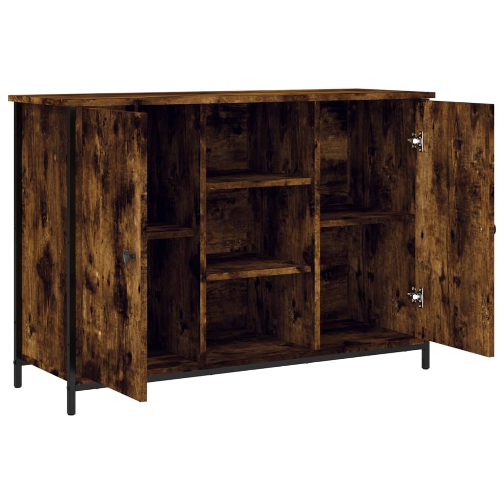 Sideboard Räuchereiche 100x35x70 cm Holzwerkstoff