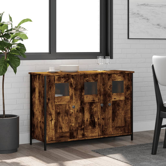 Sideboard Räuchereiche 100x35x70 cm Holzwerkstoff