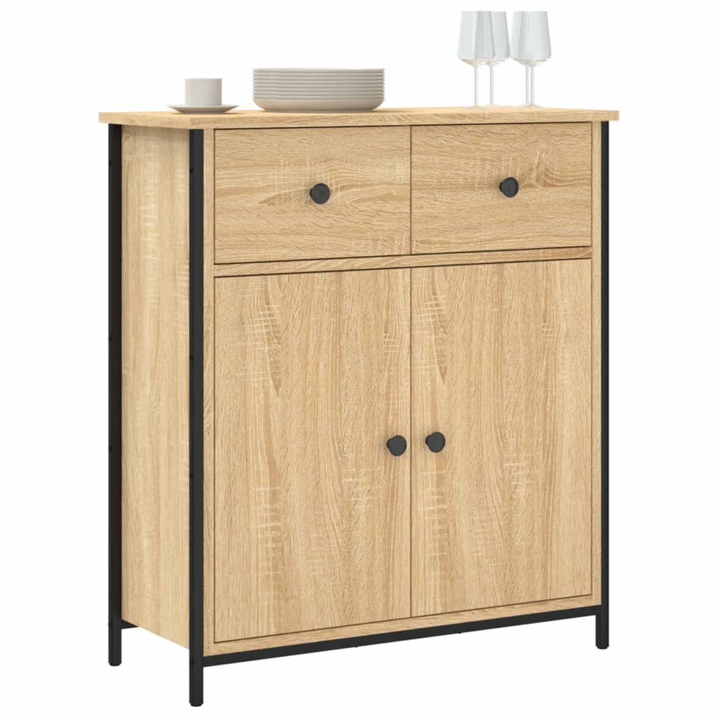 Sideboard Sonoma-Eiche 70x30x80 cm Holzwerkstoff