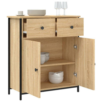 Sideboard Sonoma-Eiche 70x30x80 cm Holzwerkstoff