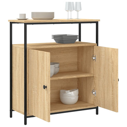 Sideboard Sonoma-Eiche 70x30x80 cm Holzwerkstoff