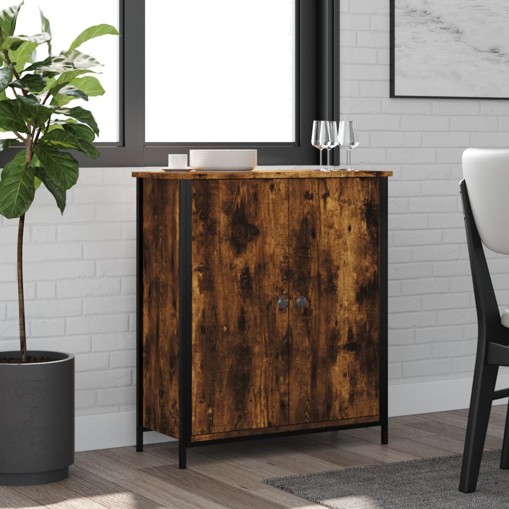 Sideboard Räuchereiche 70x30x80 cm Holzwerkstoff