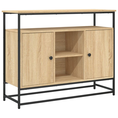 Sideboard Sonoma-Eiche 100x35x80 cm Holzwerkstoff