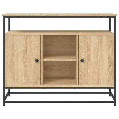 Sideboard Sonoma-Eiche 100x35x80 cm Holzwerkstoff