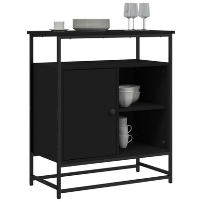 Sideboard Schwarz 69x35x80 cm Holzwerkstoff