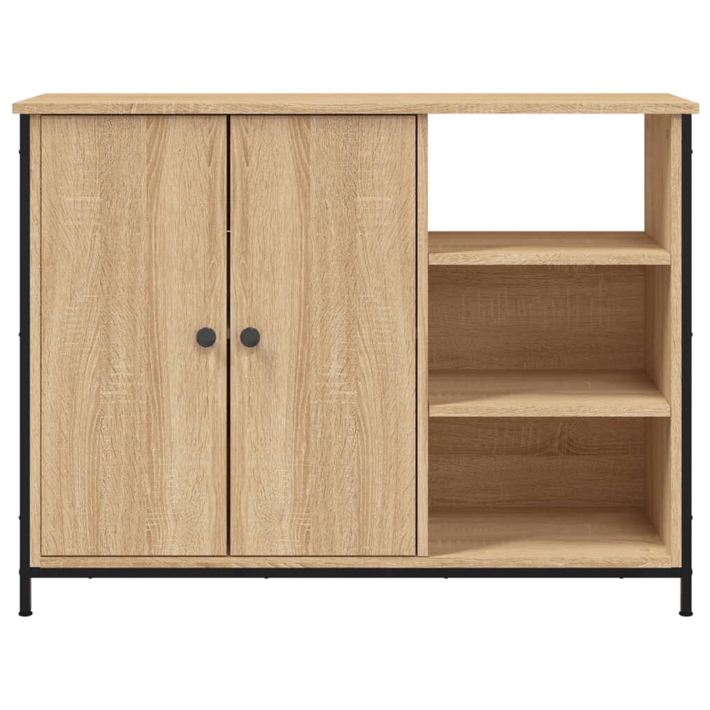 Sideboard Sonoma-Eiche 100x33x75 cm Holzwerkstoff