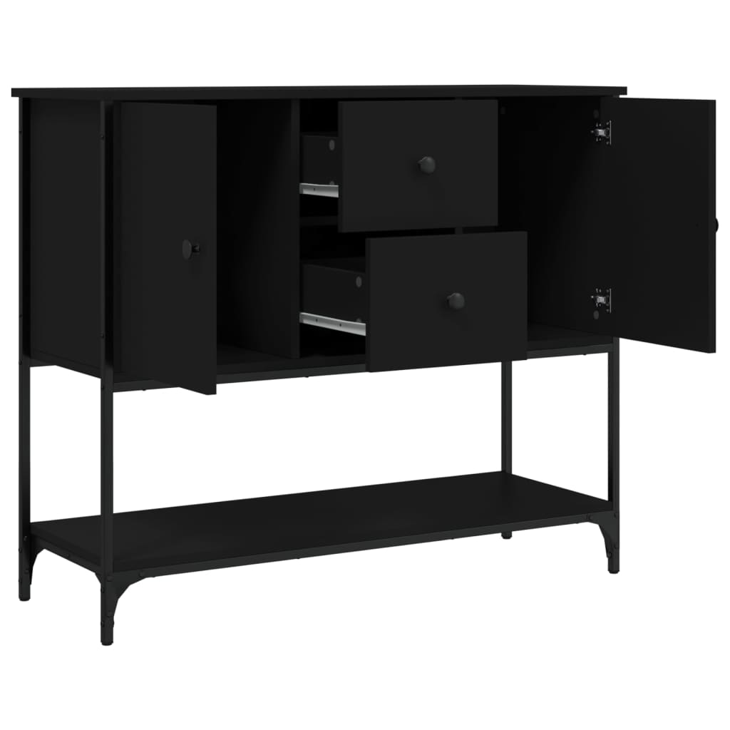 Sideboard Schwarz 100x36x85 cm Holzwerkstoff