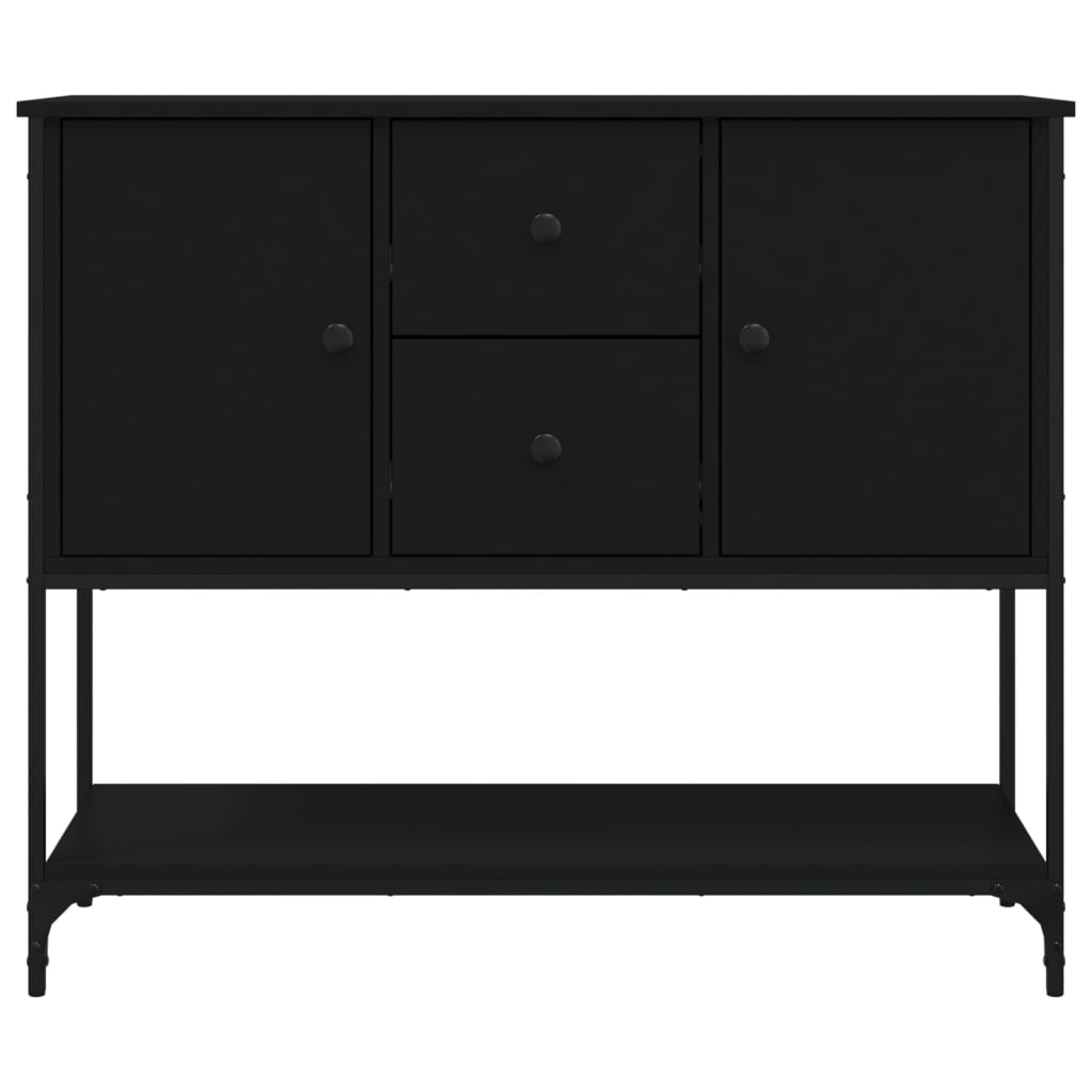 Sideboard Schwarz 100x36x85 cm Holzwerkstoff