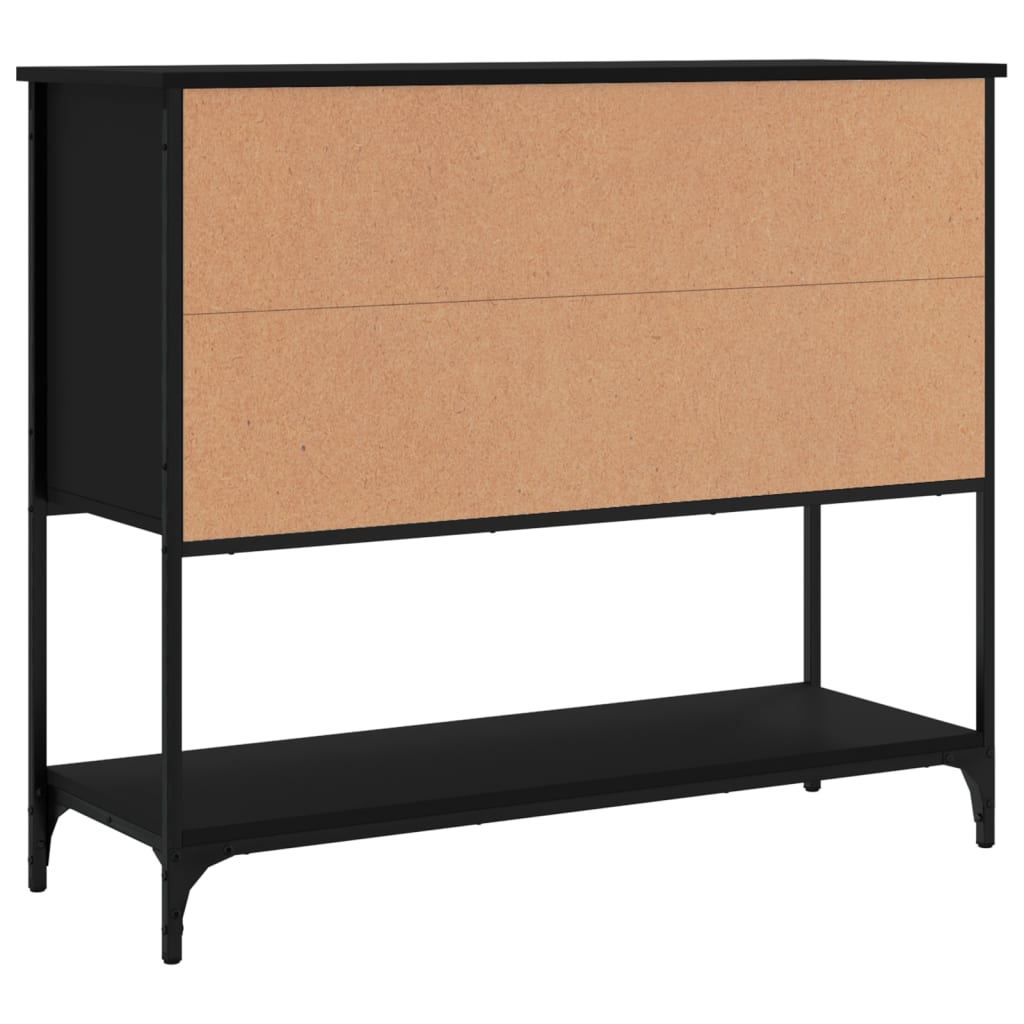 Sideboard Schwarz 100x36x85 cm Holzwerkstoff