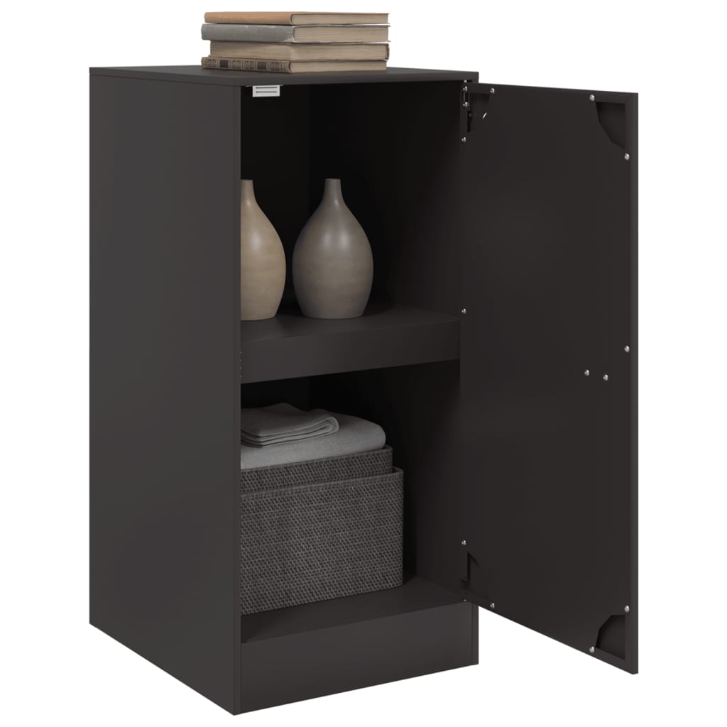 Sideboard Schwarz 34,5x39x73 cm Stahl