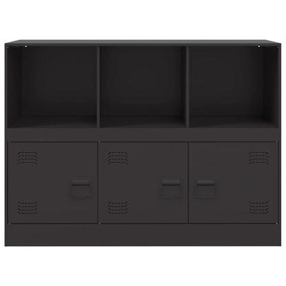 Sideboard Schwarz 99x39x73 cm Stahl