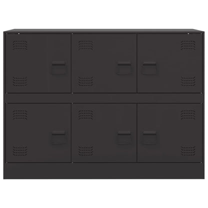 Sideboard Schwarz 99x39x73 cm Stahl