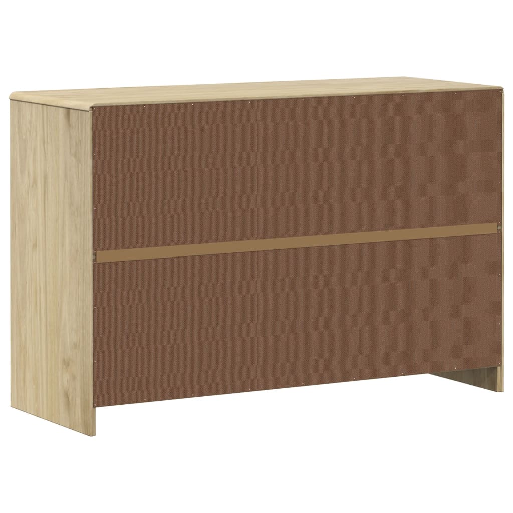 Sideboard SAUDA Eiche-Optik 114x43x75,5 cm Kiefernholz