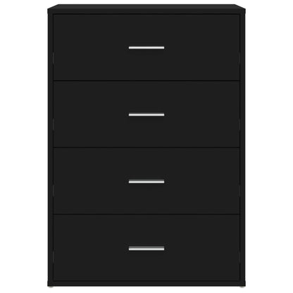 Sideboard Schwarz 60x31x84 cm Holzwerkstoff