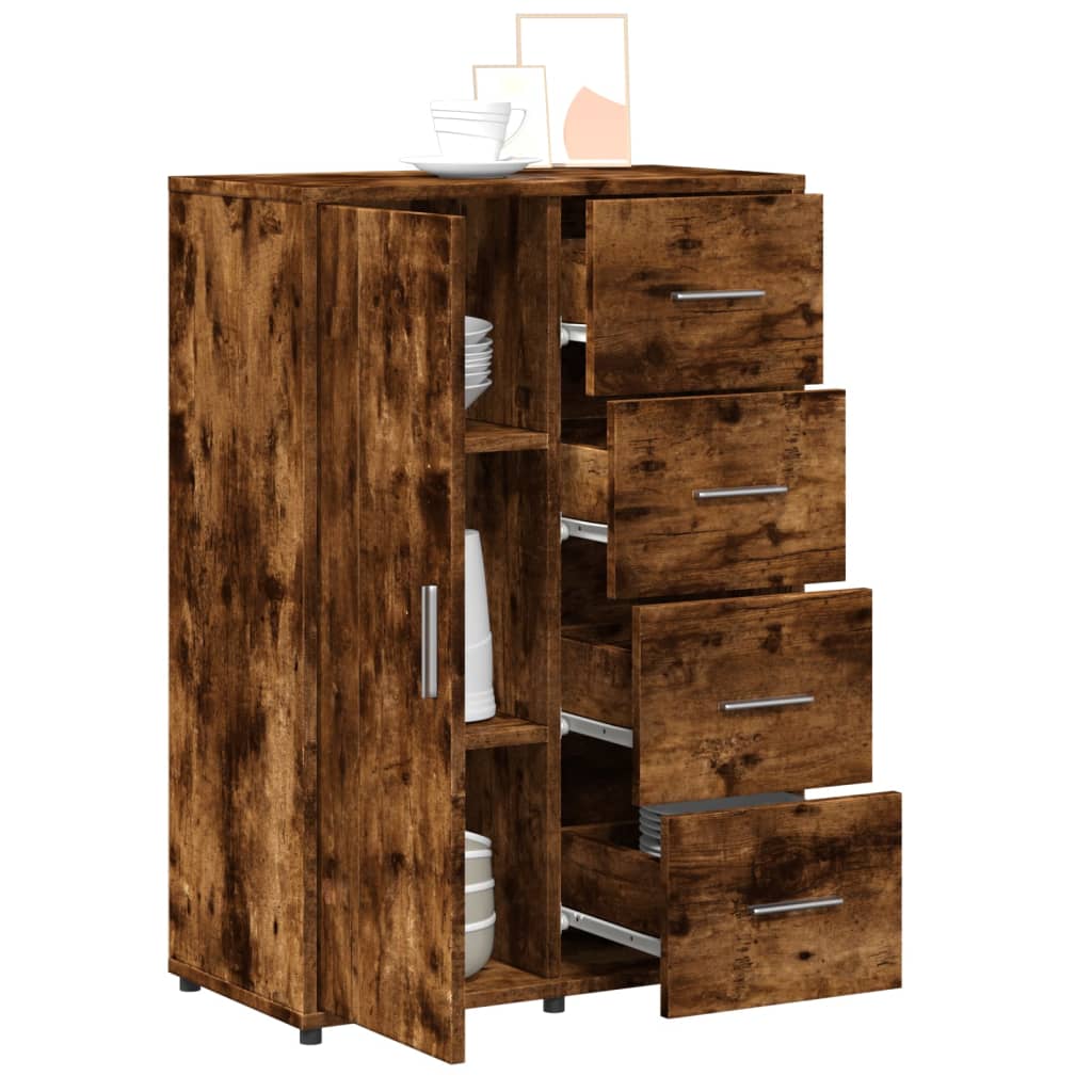 Sideboard Räuchereiche 60x31x84 cm Holzwerkstoff