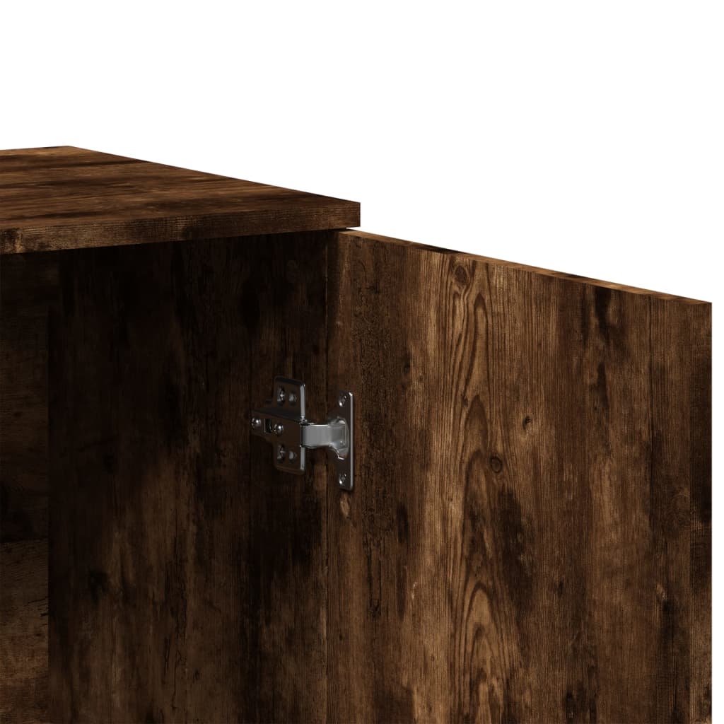 Sideboard Räuchereiche 79x38x80 cm Holzwerkstoff