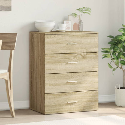 Sideboard Sonoma-Eiche 60x39x80 cm Holzwerkstoff