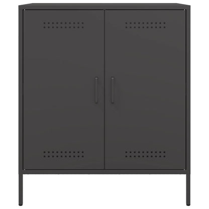 Sideboard Schwarz 68x39x79 cm Stahl