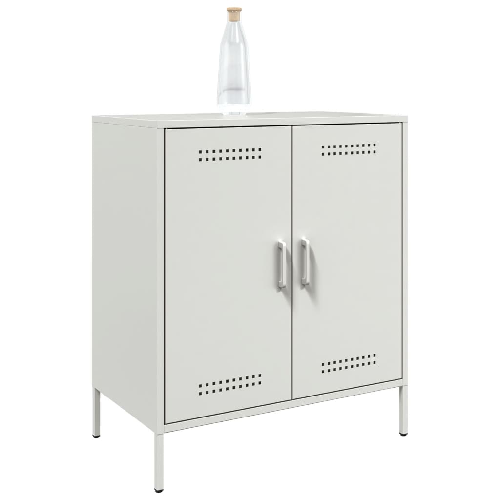 Sideboard Weiß 68x39x79 cm Stahl