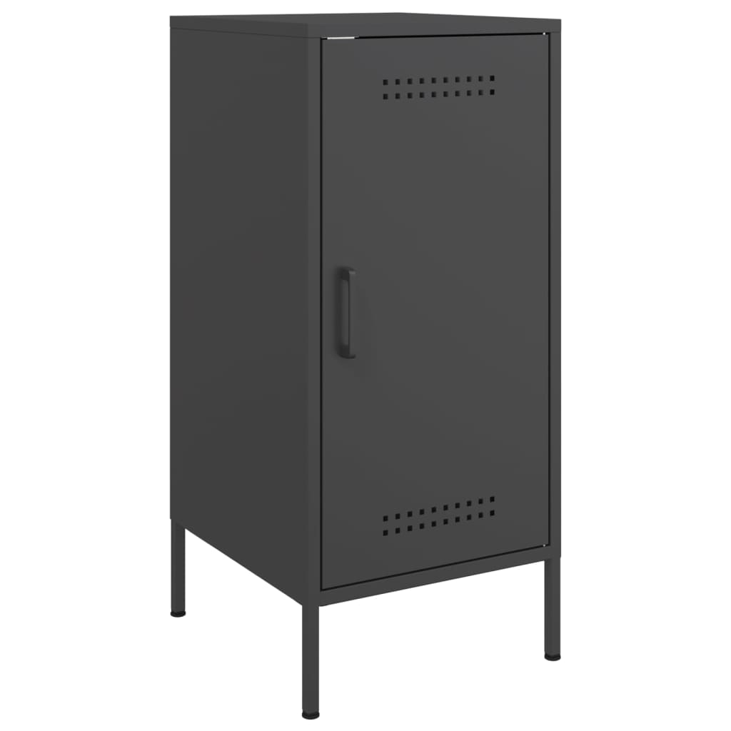 Sideboards 2 Stk. Schwarz 36x39x79 cm Stahl