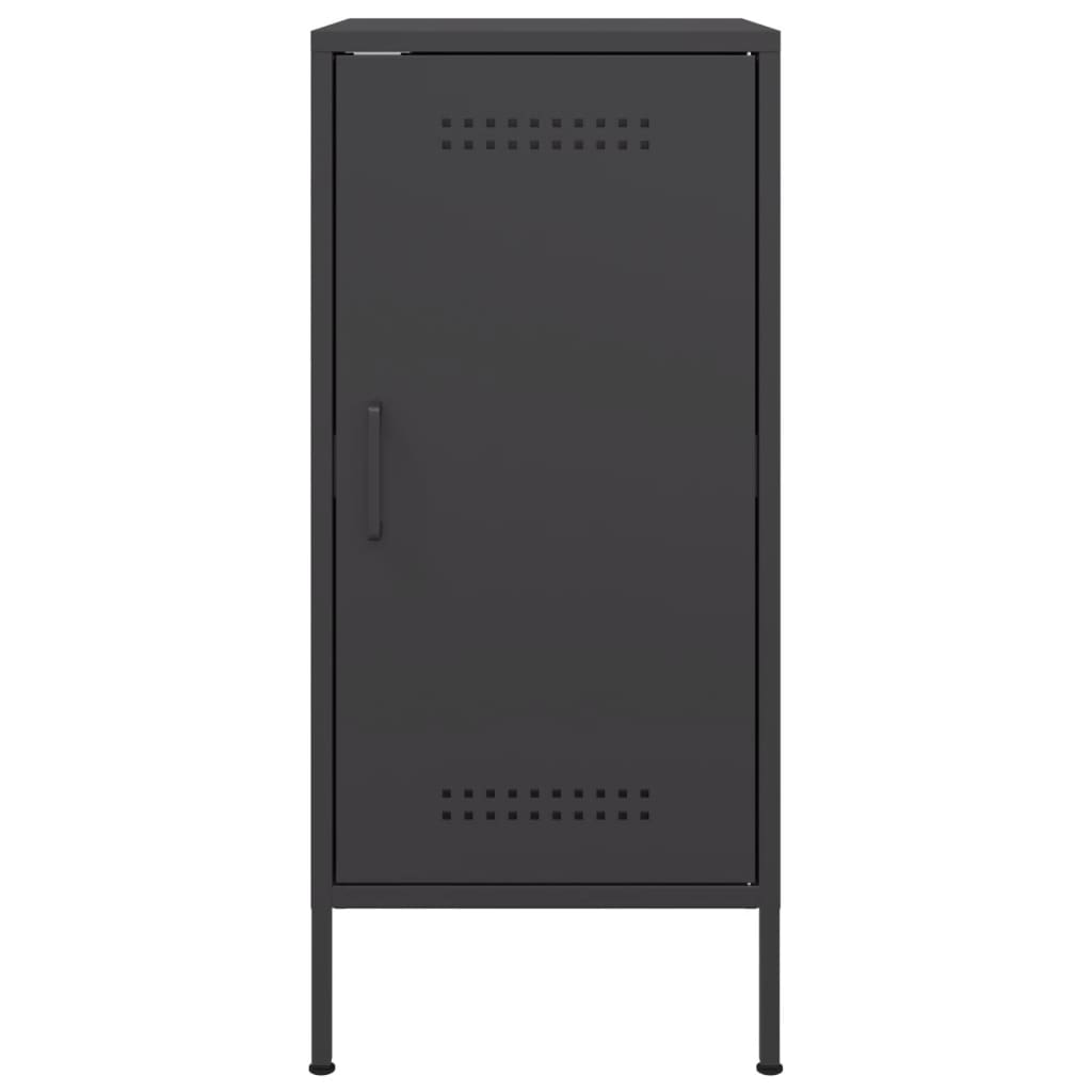 Sideboards 2 Stk. Schwarz 36x39x79 cm Stahl