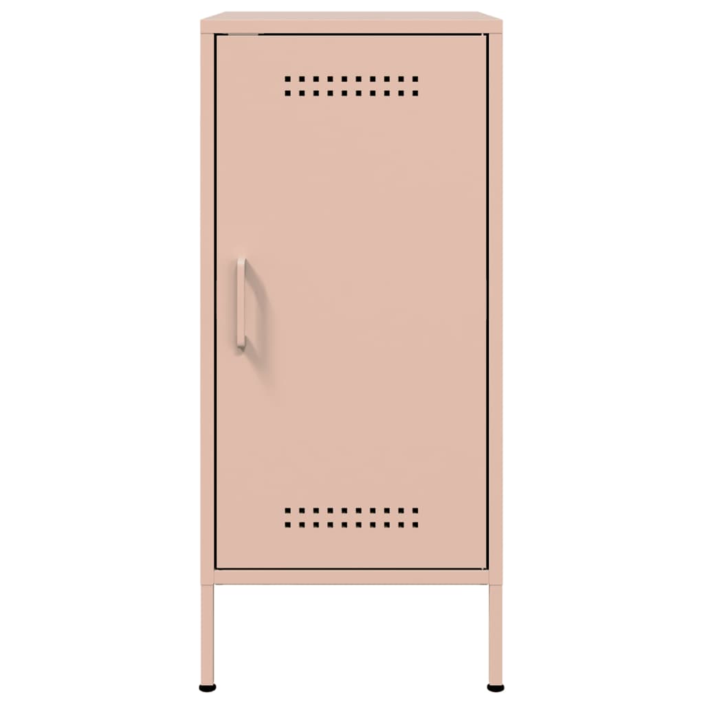 Sideboards 2 Stk. Rosa 36x39x79 cm Stahl