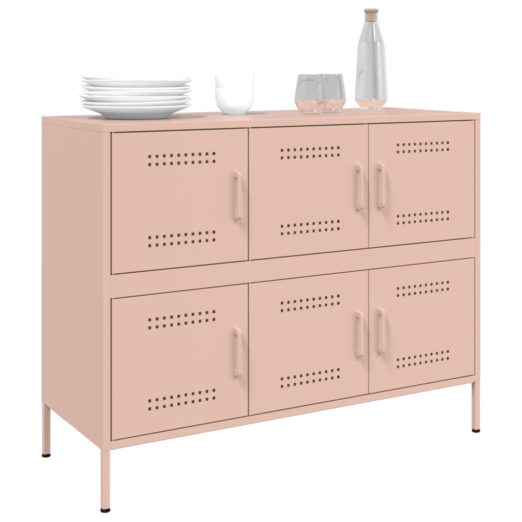 Sideboard Rosa 100,5x39x79 cm Stahl