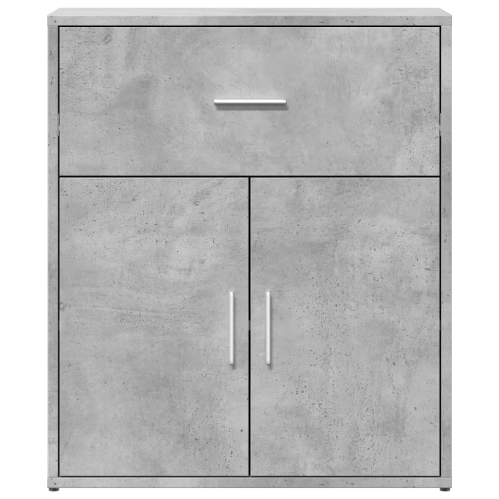 Sideboards 2 Stk. Betongrau 60x31x70 cm Holzwerkstoff