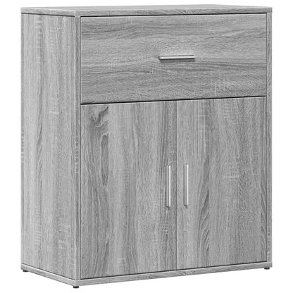 Sideboards 2 Stk. Grau Sonoma-Eiche 60x31x70 cm Holzwerkstoff