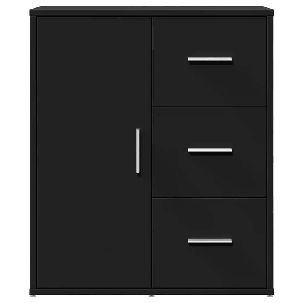 Sideboards 2 Stk. Schwarz 60x31x70 cm Holzwerkstoff