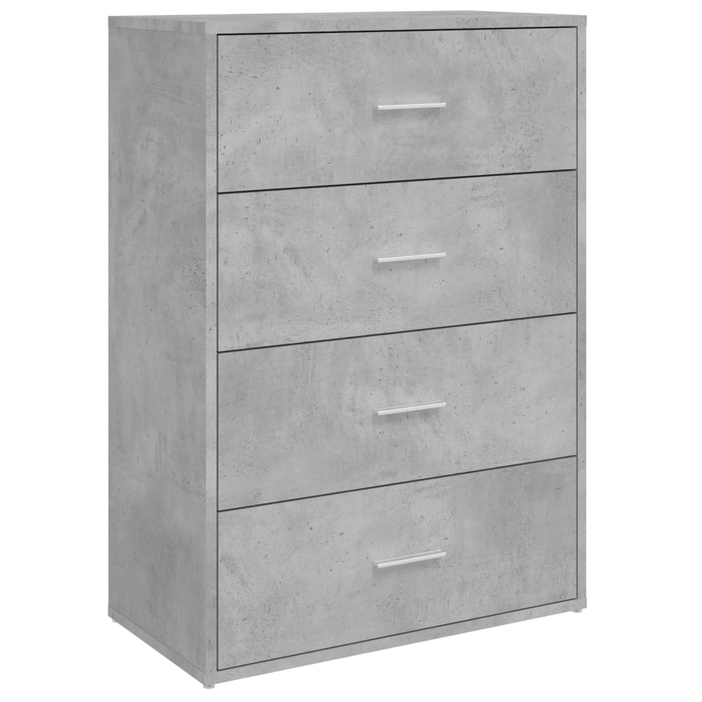 Sideboards 2 Stk. Betongrau 60x31x84 cm Holzwerkstoff