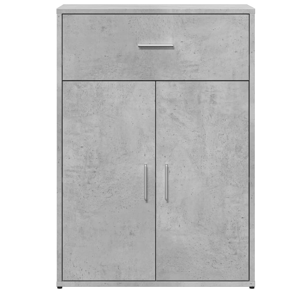 Sideboards 2 Stk. Betongrau 60x30x84 cm Holzwerkstoff