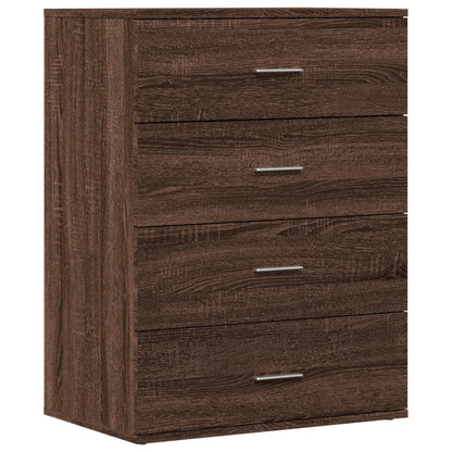 Sideboards 2 Stk. Braun Eichen-Optik 60x39x80 cm Holzwerkstoff