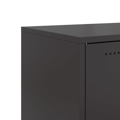 Sideboard Schwarz 68x39x72 cm Stahl