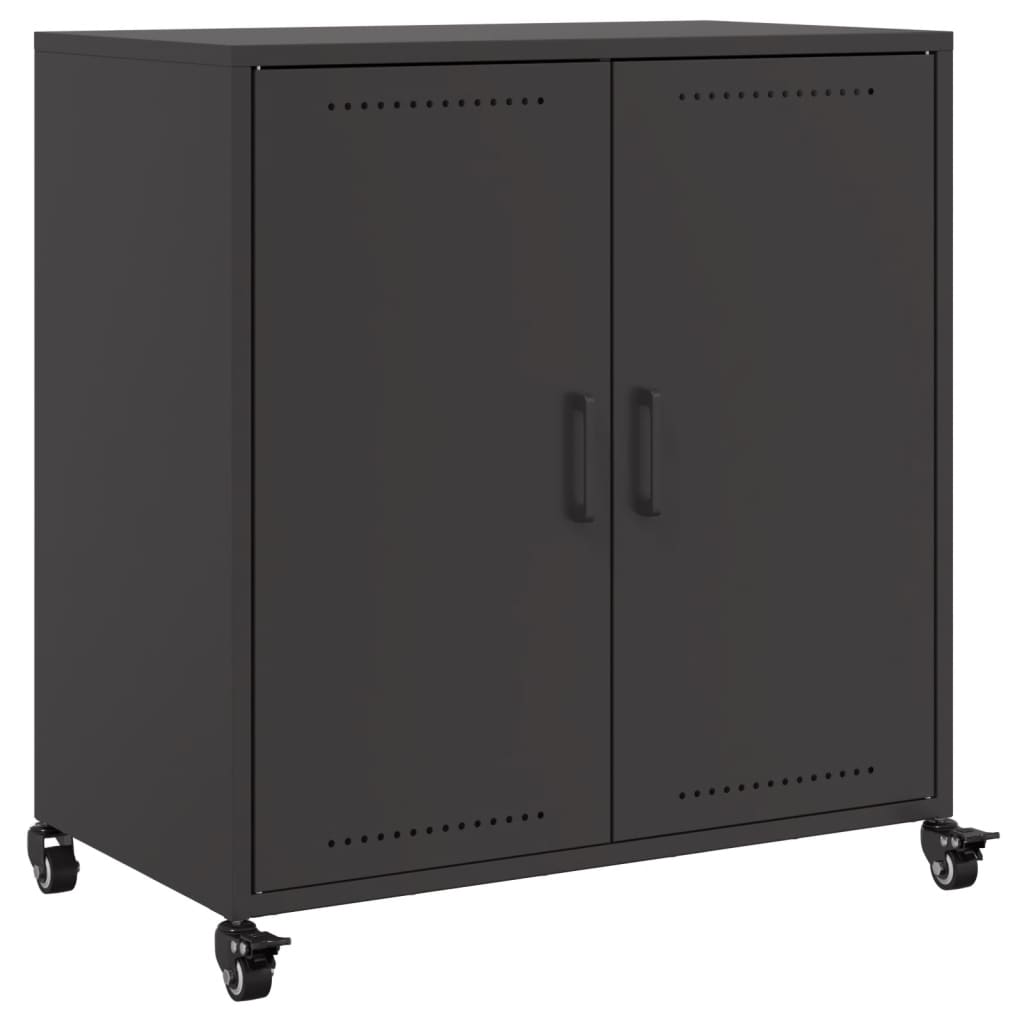 Sideboard Schwarz 68,5x39x72 cm Stahl