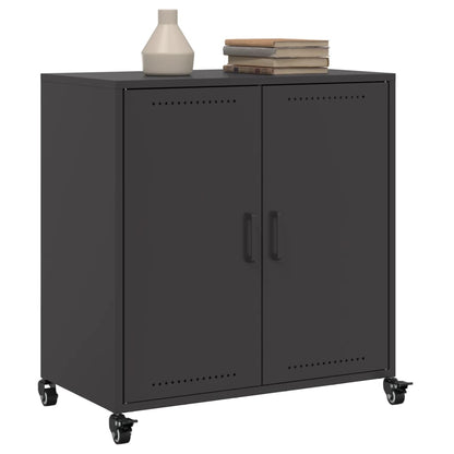 Sideboard Schwarz 68,5x39x72 cm Stahl