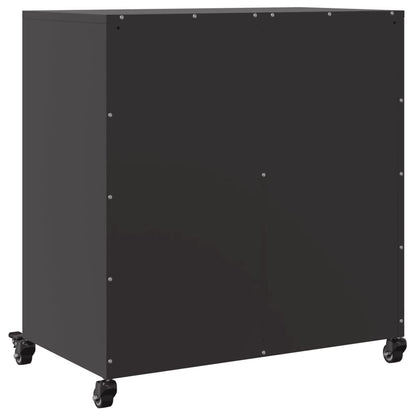 Sideboard Schwarz 68,5x39x72 cm Stahl