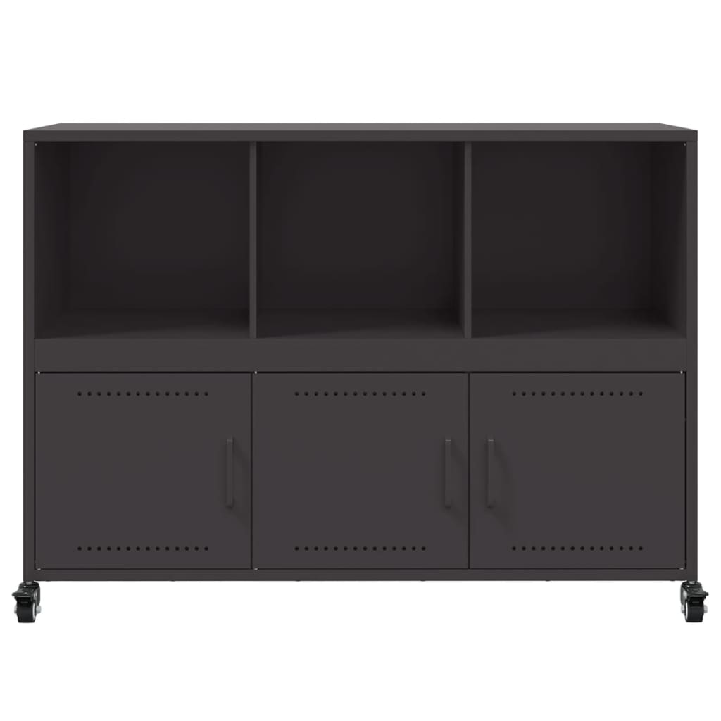 Sideboard Schwarz 100,5x39x72 cm Stahl