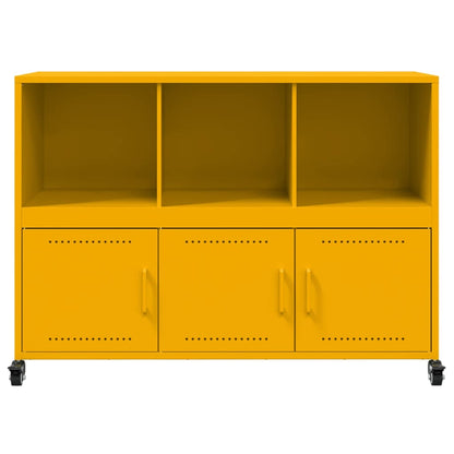 Sideboard Senfgelb 100,5x39x72 cm Stahl